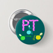 ユニークなグラフィックが付いているTherpistの物理的なギフト 缶バッジ (正面&裏面)