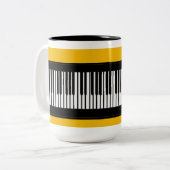 ユニークなコップ及びマグはBrendaフィリップスによって設計しました ツートーンマグカップ (正面左)