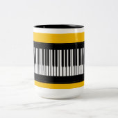 ユニークなコップ及びマグはBrendaフィリップスによって設計しました ツートーンマグカップ (中央)