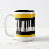 ユニークなコップ及びマグはBrendaフィリップスによって設計しました ツートーンマグカップ (左)