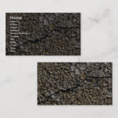 ユニークなコンクリート 名刺 (正面/裏面)