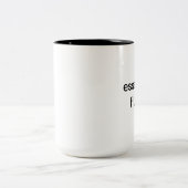 ユニークなコーヒー・マグ(必要な液体) ツートーンマグカップ (中央)