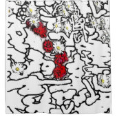 ユニークなシャワー・カーテン シャワーカーテン (正面)