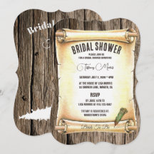 ユニークなスクロール＆フェアペン 結婚前のお茶会