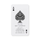 ユニークなスペードエースのトランプ柄　オシャレ