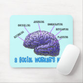 ユニークなソーシャルワーカーのギフトのソーシャルワーカーの心 マウスパッド (マウス)