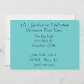 ユニークなソーシャルワーカーの卒業の招待状2012年 招待状 (裏面)