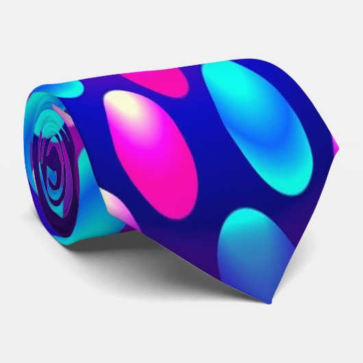 ユニークなタイの人のタイの熱狂するな円のkaleidescope ネクタイ (ロール)