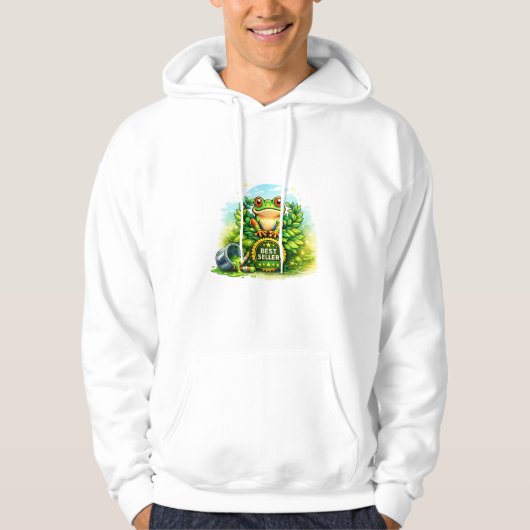 「ユニークなデザイナーズTシャツ - おしゃれで快適」 パーカ (正面)