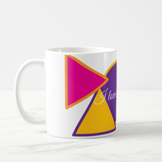 ユニークなデザインが好き コーヒーマグカップ (左)