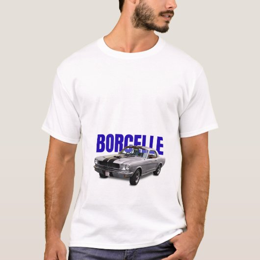 ユニークなデザインの白いTシャツ Tシャツ (正面)