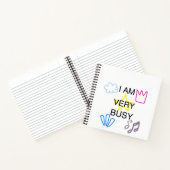 ユニークなデザイン とても忙しい ノートブック (内部)