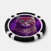 ユニークなネコデザインゲーム ポーカーチップ (シングル)