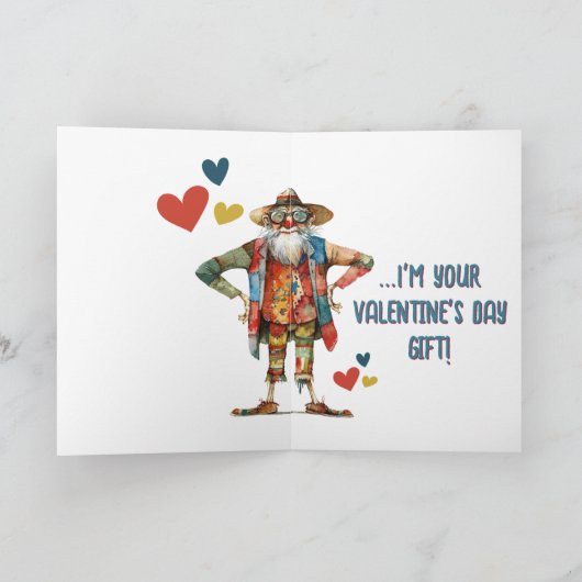ユニークなバレンタインギフトがあなたを待っています シーズンカード (内部)