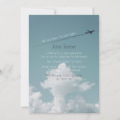 ユニークなパイロットの退職パーティーまたは誕生日パーティー 招待状 (正面)
