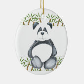 ユニークなパンダくま セラミックオーナメント (右)