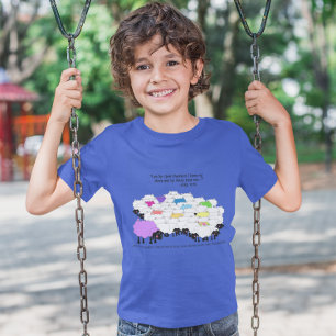 ユニークなヒツジのよい羊飼い Tシャツ