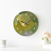 ユニークなヒマワリ ラージ壁時計 (ホーム)