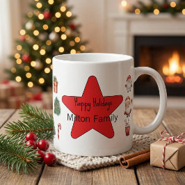 ユニークなフェスティブなモダンなクリスマスの休日 コーヒーマグカップ