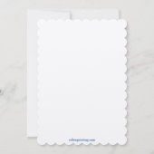 ユニークなフッパーの招待状 招待状 (裏面)