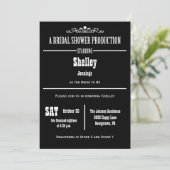 ユニークなブライダルシャワーの招待状 招待状 (スタンド正面)