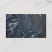 ユニークなプラスチック 名刺 (裏面)