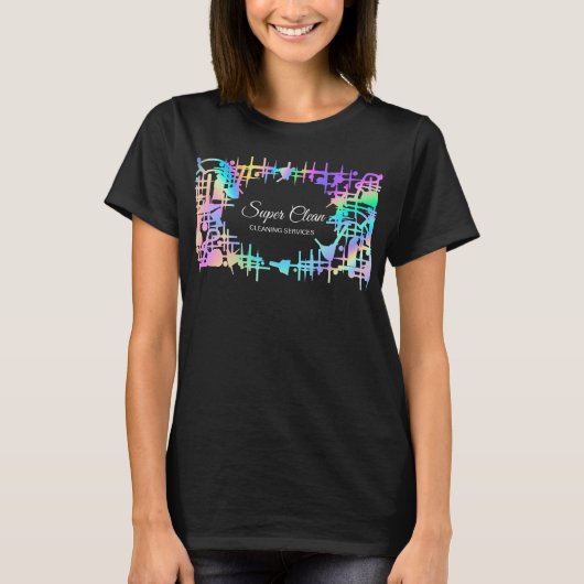 ユニークなプロのメイドハウス清掃サービス Tシャツ (正面)