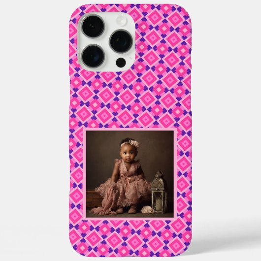 ユニークなベストフレンドギフト スクエアパターン Case-Mate iPhoneケース (裏面)