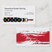 ユニークなペインターの名刺 名刺 (正面/裏面)