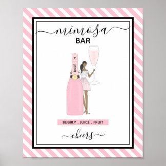 ユニークなミモザ バー サイン