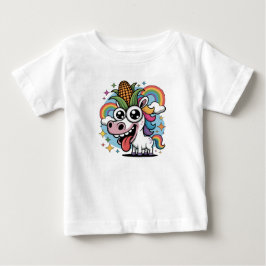 ユニークなユニコーン ベビーTシャツ