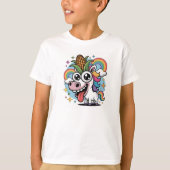 ユニークなユニコーン Tシャツ (正面)