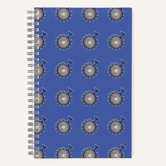 ユニークなロゴ ノートブック (正面)