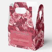 ユニークなローズ バースデー フェイバーボックス 大人の誕生日におすすめ (オープン)
