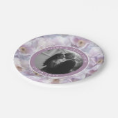 ユニークなローズ フラワーのウェディング プレート バチェラー パーティー (アングル)