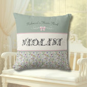 ユニークなヴィオラの野の花ミュージックヌーク クッション
