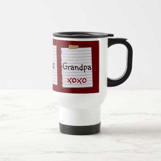 ユニークな世界で最も最高のな祖父のマグ トラベルマグ (右)