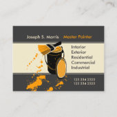 ユニークな元の金ゴールドのペンキの絵画の芸術家 名刺 (正面)