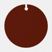 ユニークな写真のクリスマスカード メタルオーナメント (裏面)