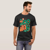 ユニークな動物のデザインのズートップス Tシャツ (正面フル)