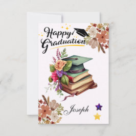 ユニークな卒業祝いメッセージカード, 個人用卒業 案内状