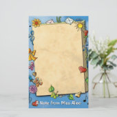 ユニークな子供のノート 便箋 (スタンド正面)