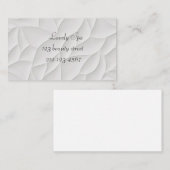 ユニークな形 名刺 (正面/裏面)