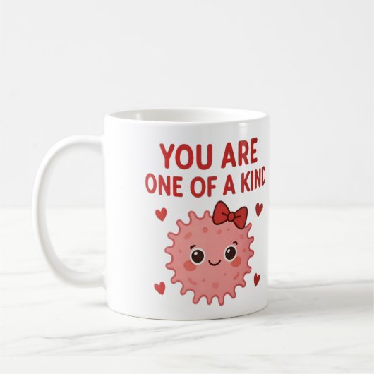 ユニークな微生物のマグカップ コーヒーマグカップ (左)