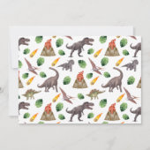 ユニークな恐竜のメモカード ノートカード (正面)