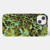 ユニークな抽象テクスチャ iPhoneケース (裏面横)