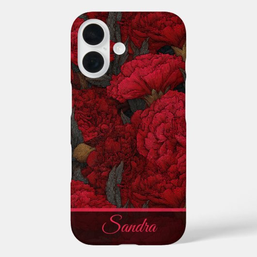 ユニークな新居祝いギフトカーネーション名 Case-Mate iPhoneケース (裏面)