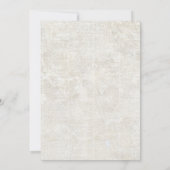 ユニークな新聞写真 ウェディング セーブ・ザ・デート 招待状 (裏面)