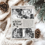 ユニークな新聞写真 赤ちゃんの初めてのクリスマス ヴィンテージ シーズンカード