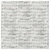 ユニークな楽譜、楽譜の生地 ファブリック (クローズアップ)